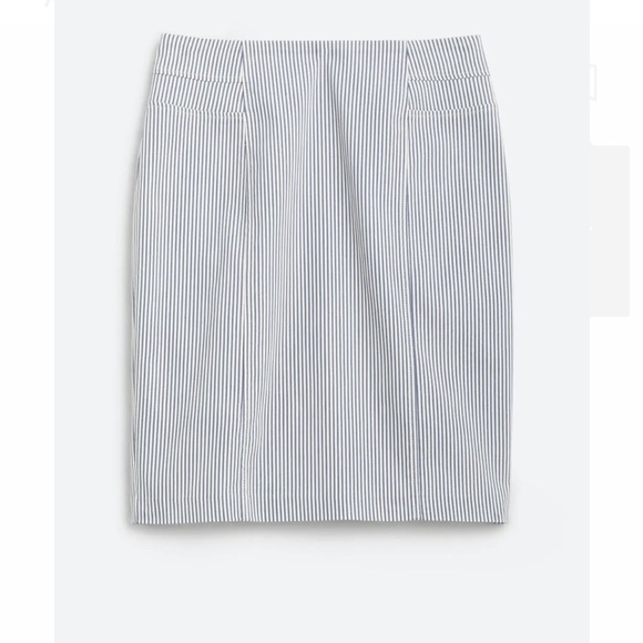 Tribal Tyla Glittery Pin Striped Stretch Mini skirt size 10 NWOT - Picture 2 of 9